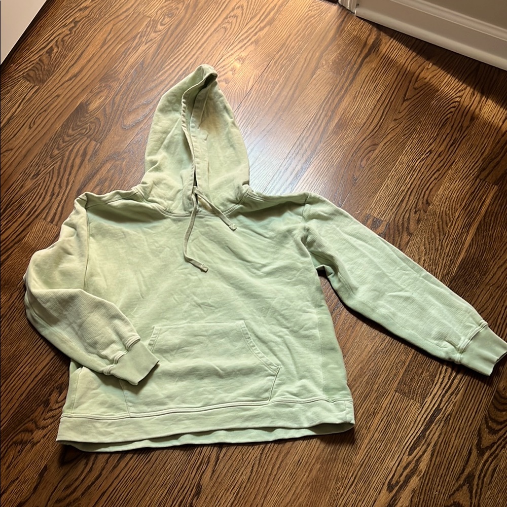 Anthropologie Daily Practice Light Green Hoodie. Size medium